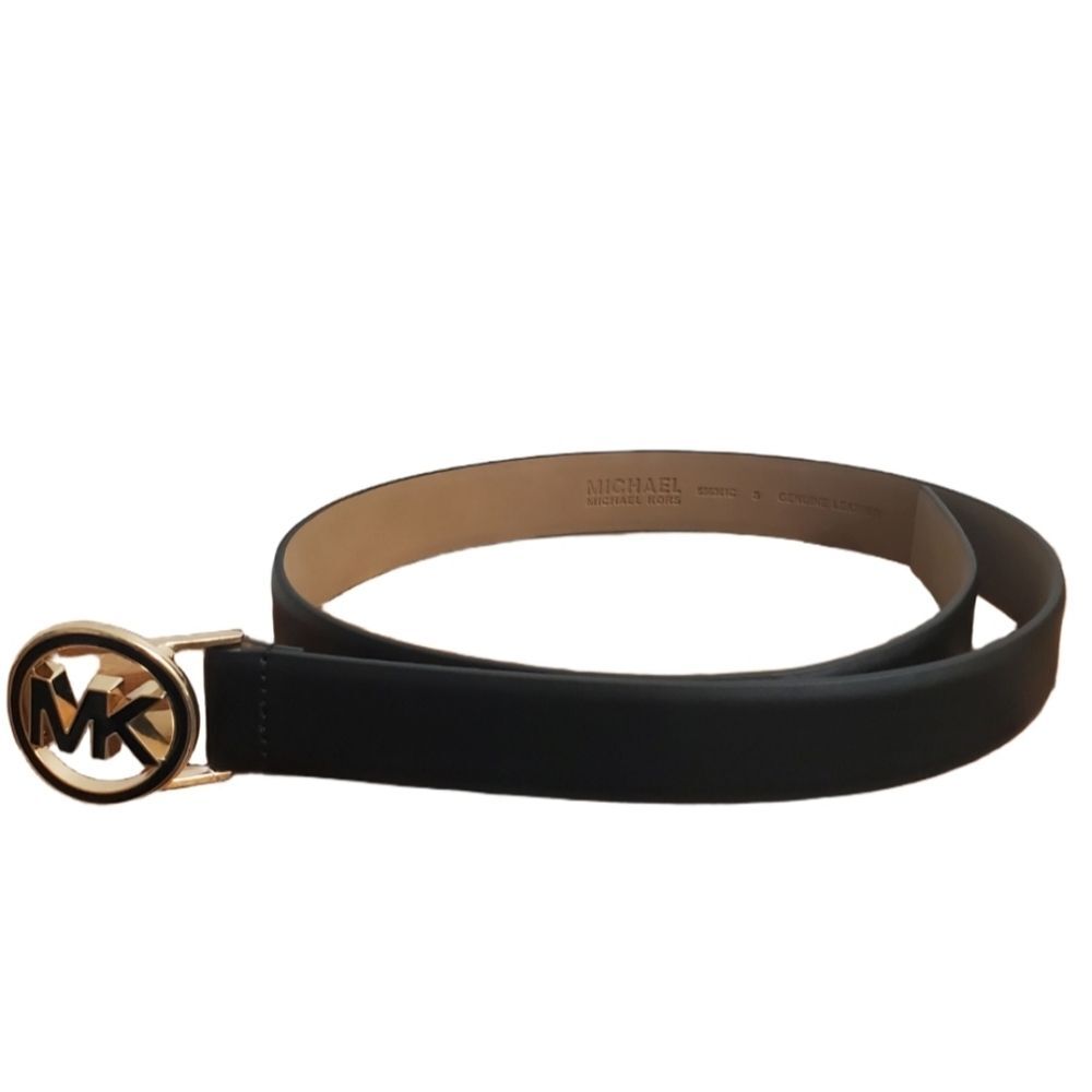 Michael Michael Kors Black Leather Belt NWT Size Small